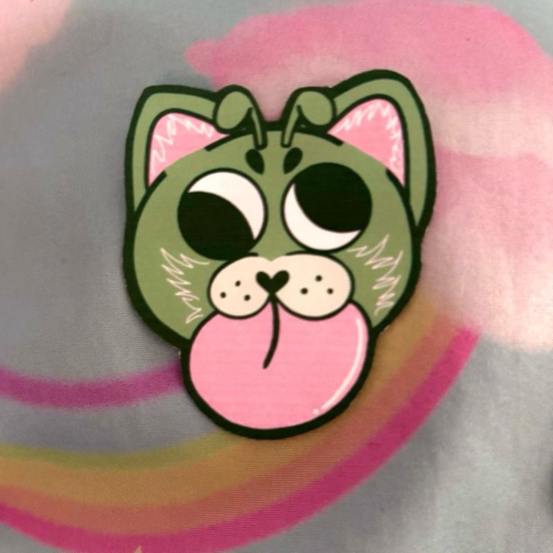 20 Pack Artist Made Rainbow Cats Laminated Waterproof Stickers High Quality Long Lasting Human Made